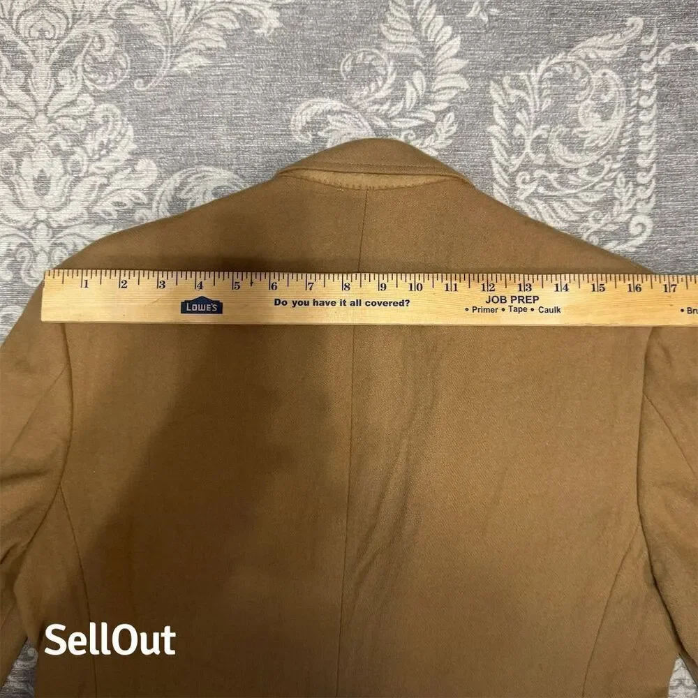 Vintage Cricketeer Men's Wool Blazer Brown Formal Two-Button